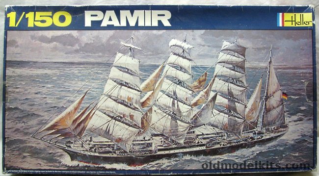 Heller 1/150 Pamir Four Masted Barque, 804 plastic model kit